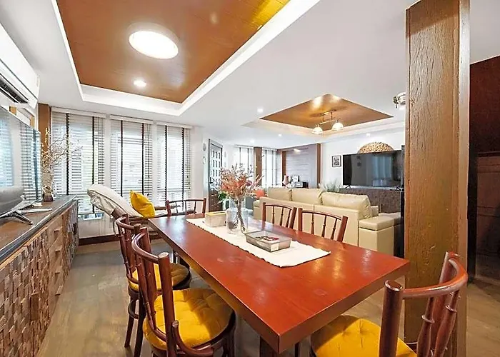Miq Rama9 _villa 3br In City/jodd Fair/mrt/65”tv 酒店 曼谷