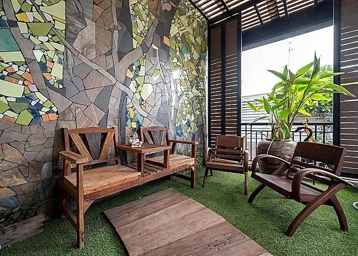 Miq Rama9 _villa 3br In City/jodd Fair/mrt/65”tv 曼谷