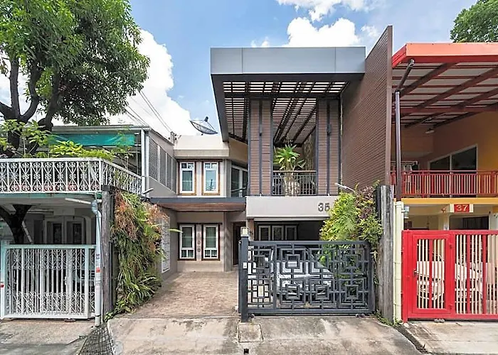 Miq Rama9 _villa 3br In City/jodd Fair/mrt/65”tv