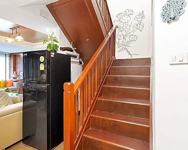 酒店 Miq Rama9 _villa 3br In City/jodd Fair/mrt/65”tv